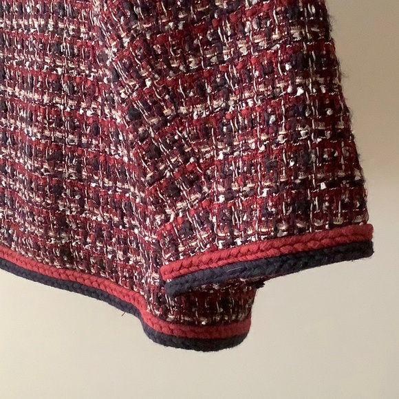 Talbots Tweed Blazer with Gold Buttons and Pockets Size 8 - Picture 12 of 14